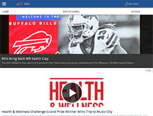 Tablet Screenshot of buffalobills.com