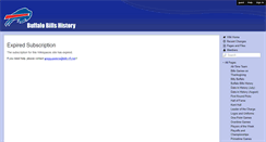 Desktop Screenshot of history.buffalobills.com